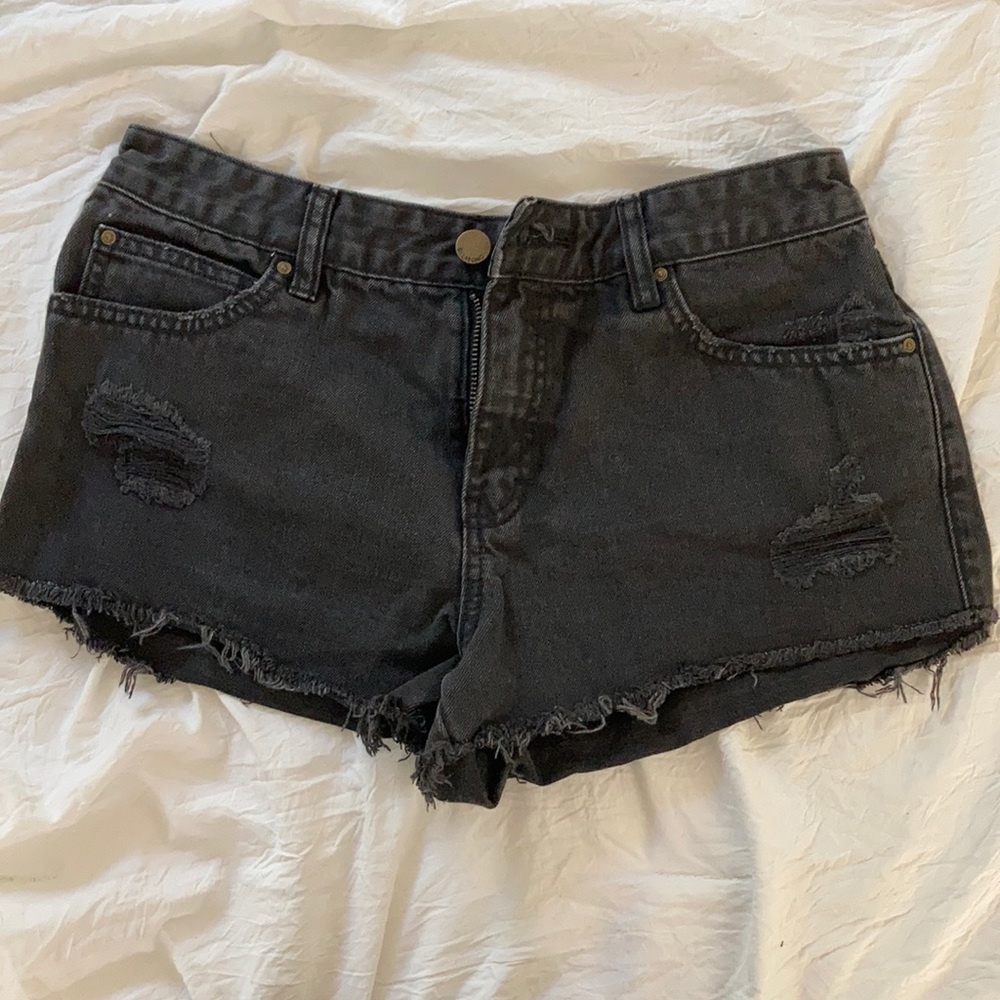 Billabong Black Jean Shorts